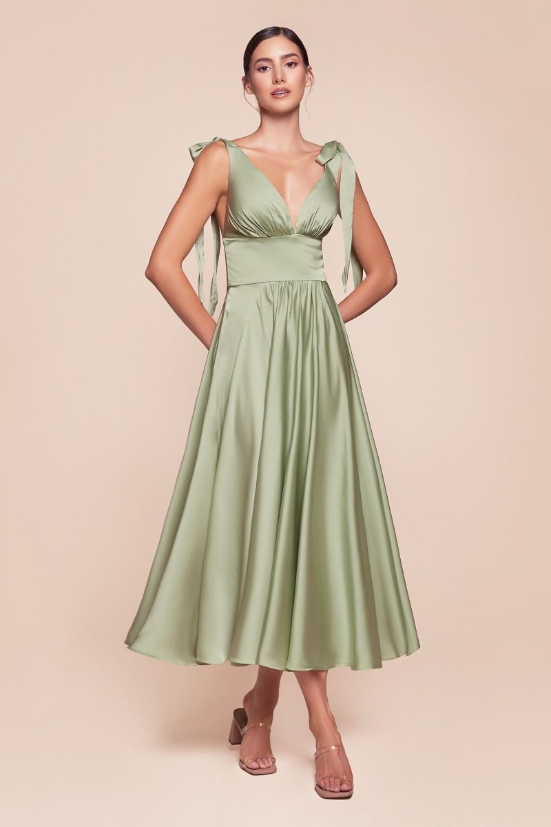 Maggie Midi Dress - Sage