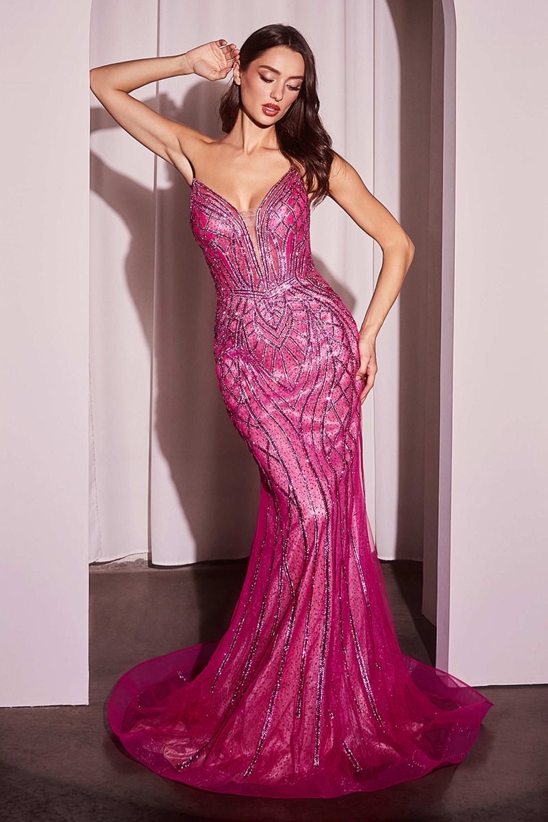 Maxwell Gown - Fuchsia