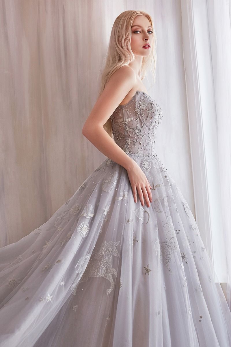 A0890 Constellation Selene Tulle Ball Gown - Andrea & Leo