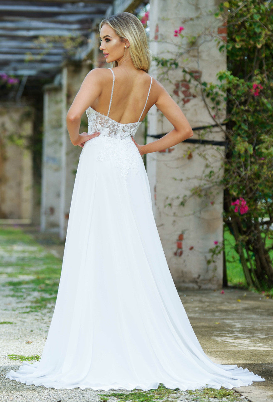 avianna gown white from lady black tie