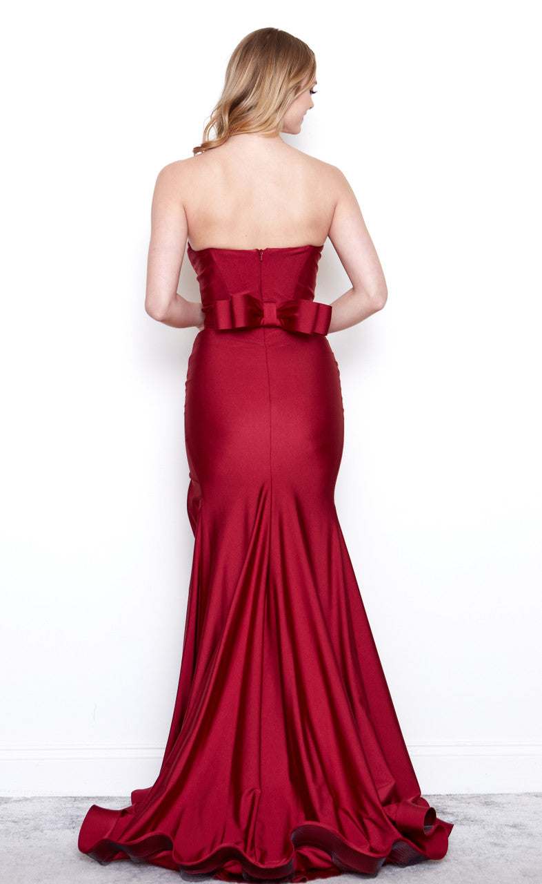 The Gabriela with Slit by Atria Couture from Lady Black Tie