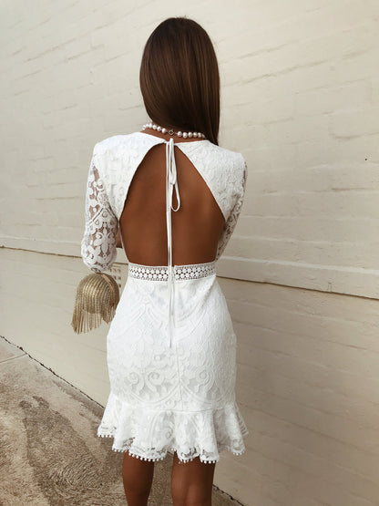 Medindie Dress- White