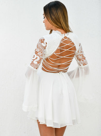 PAIGE DRESS - WHITE