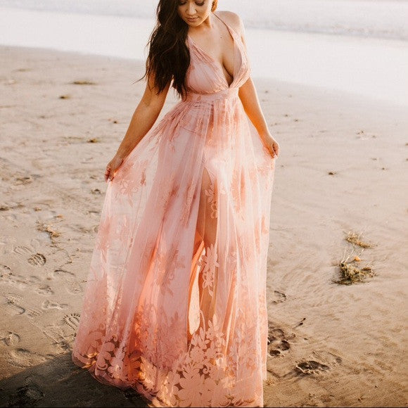 Promenade Maxi Dress BLUSH