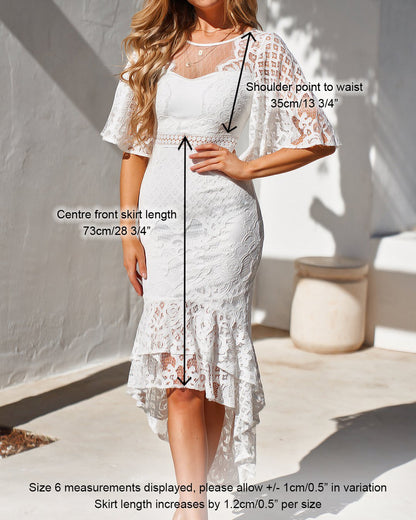 Reyna Dress - White