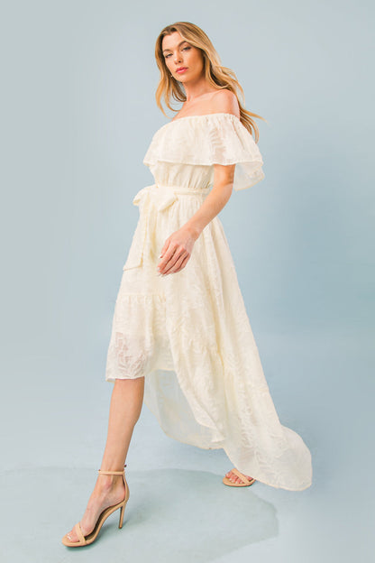 ONLY OTHER MEMORY WOVEN HI-LO MAXI DRESS